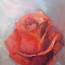 Relax! Take time to smell the Roses, Flower Painting, Daily Painting,
Small Oil Painting, Rose Painting