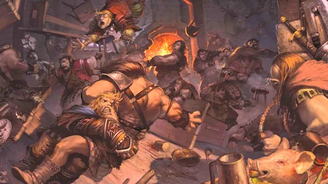 Risadas e Pancadaria: 10 Motivos para Iniciar uma Briga em uma Taverna na sua Aventura de RPG!