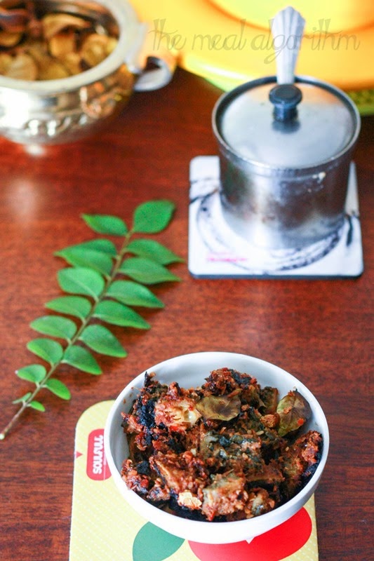 How to cook bitter gourds with a spice paste
