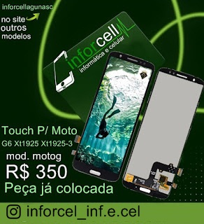 Display Tela Lcd Touch P/ Moto G6 Xt1925 Xt1925-3 Preto Orig