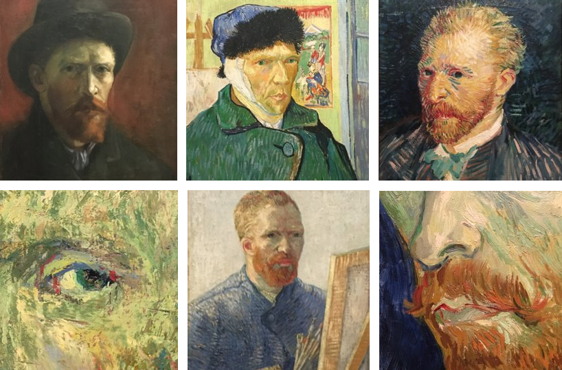 Van Gogh. Self-Portraits - The Courtauld