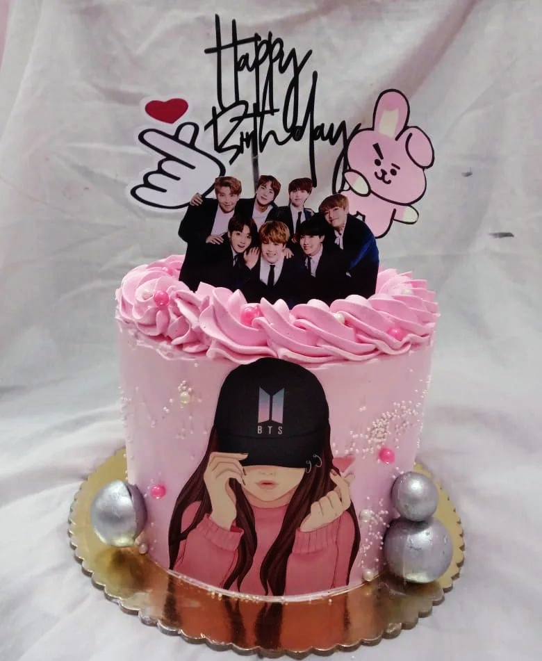 Personalized BTS Army Theme Cake Topper | eBay