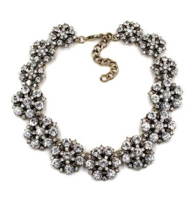 Yosa Crystal Garland Collar Necklace