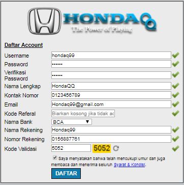 HondaQQ Agen Domino99 BandarQ Dan Poker Online Terpercaya