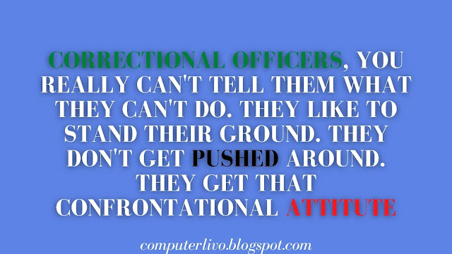 Correctional Officer Quotes