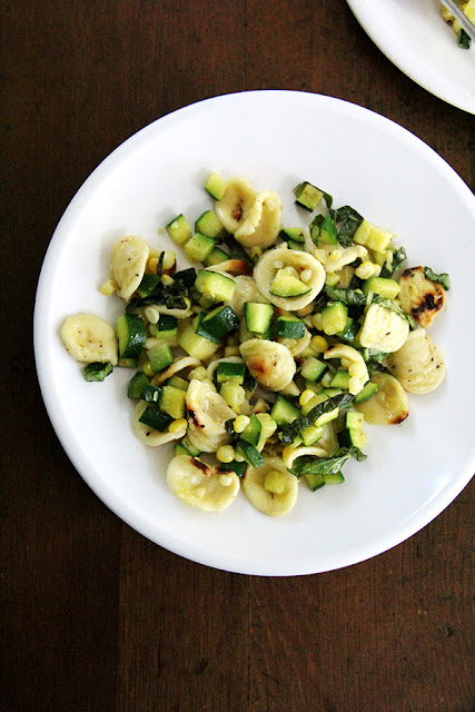 How to Make a Recipe Baked orecchiette with zucchini & CORN from Lian 21