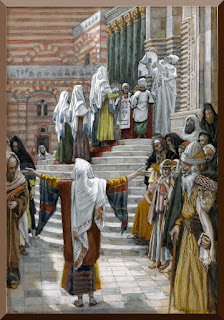 "The Presentation of Jesus in the Temple" -- by James Tissot - PD-1923