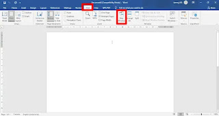 Membuka Lembar Kerja Microsoft Word di Dua Jendela (New Windows)