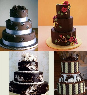 Chocolate Wedding Cake