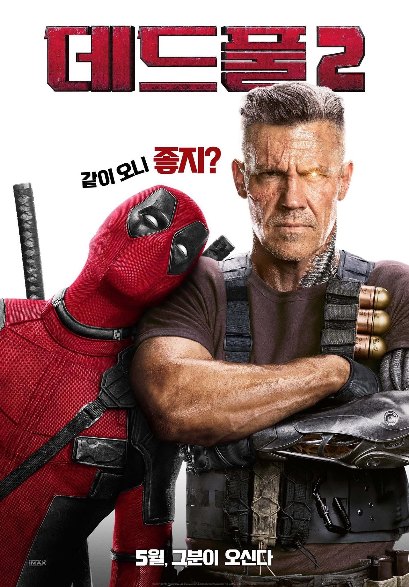 Deadpool 2 デッドプール 2 のアンチ ヒーローのおかしな夢の中に迷い込む冷凍食品のcmと韓国版の新しいポスター Cia Movie News