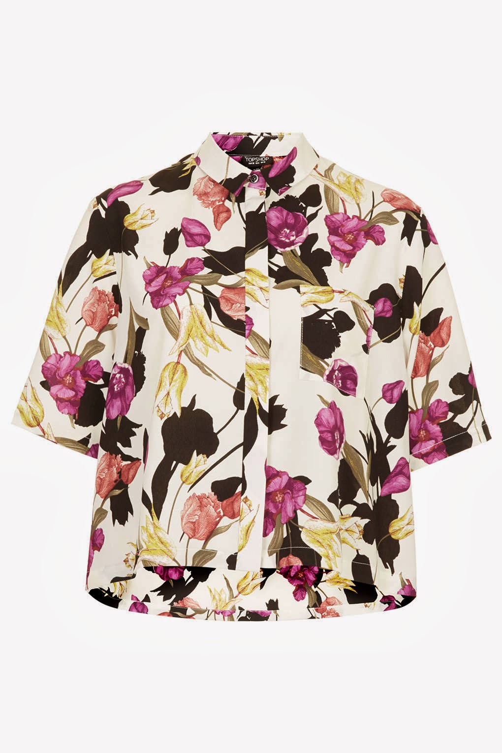 flower shirt topshop, 