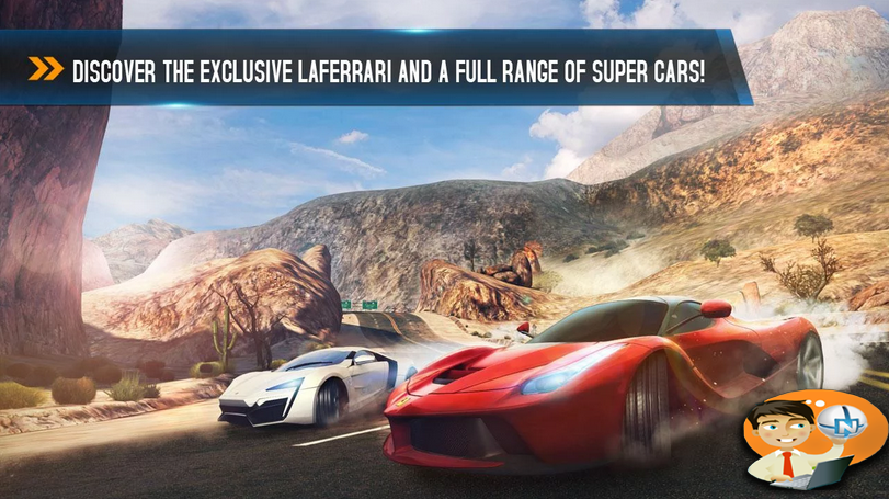 Asphalt 8 Airborne 1.8.1d Mega MOD APK+DATA Free Download