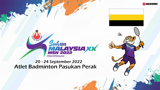 Senarai Pemain Badminton Pasukan Perak SUKMA 2022