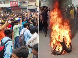 बिहार के नवादा और जहानाबाद में अग्निपथ योजना पर बवाल, आक्रोशित छात्रों ने रोकी ट्रेन, टायर जलाए