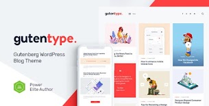 Gutentype | Tema 100% Gutenberg WordPress cancelado para blog moderno v1.9.7