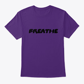 Breathe All-over Print Classic Tee Shirt Purple