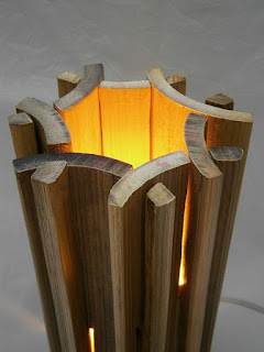 Lampu Meja Dari Bambu