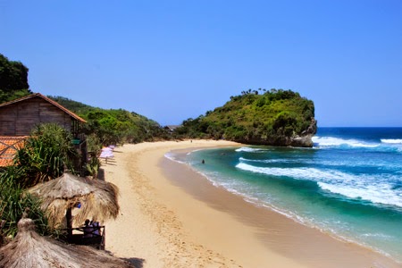 Keindahan Wisata Pantai Indrayanti Yogyakarta Tempat 