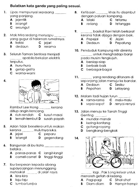 Marilah Belajar Bahasa Malaysia: Latihan