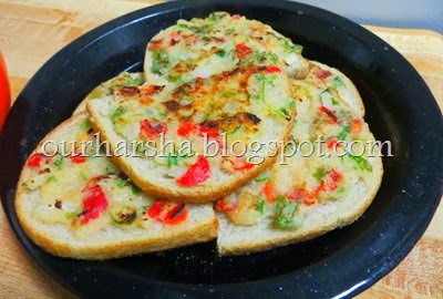 Bread Uttapam -Semolina Toast  (12)