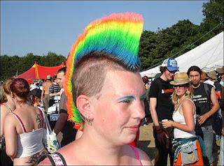 punk rock mohawk