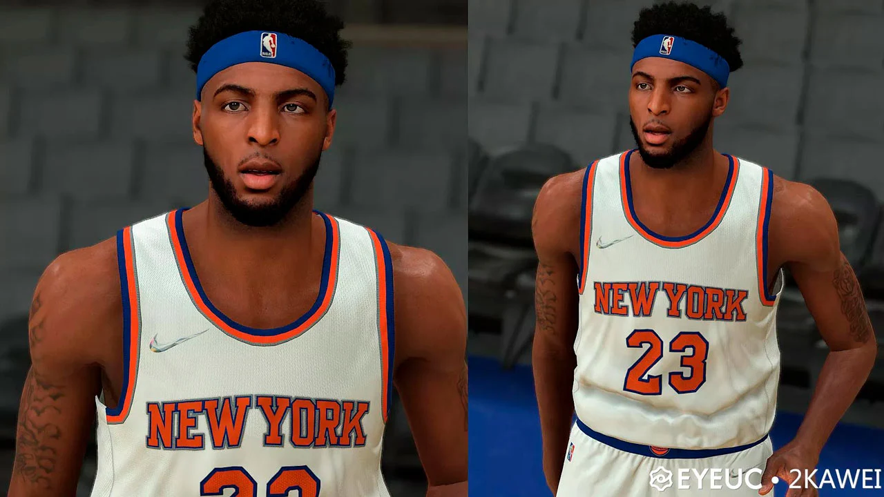 NBA 2K22 Mitchell Robinson Cyberface