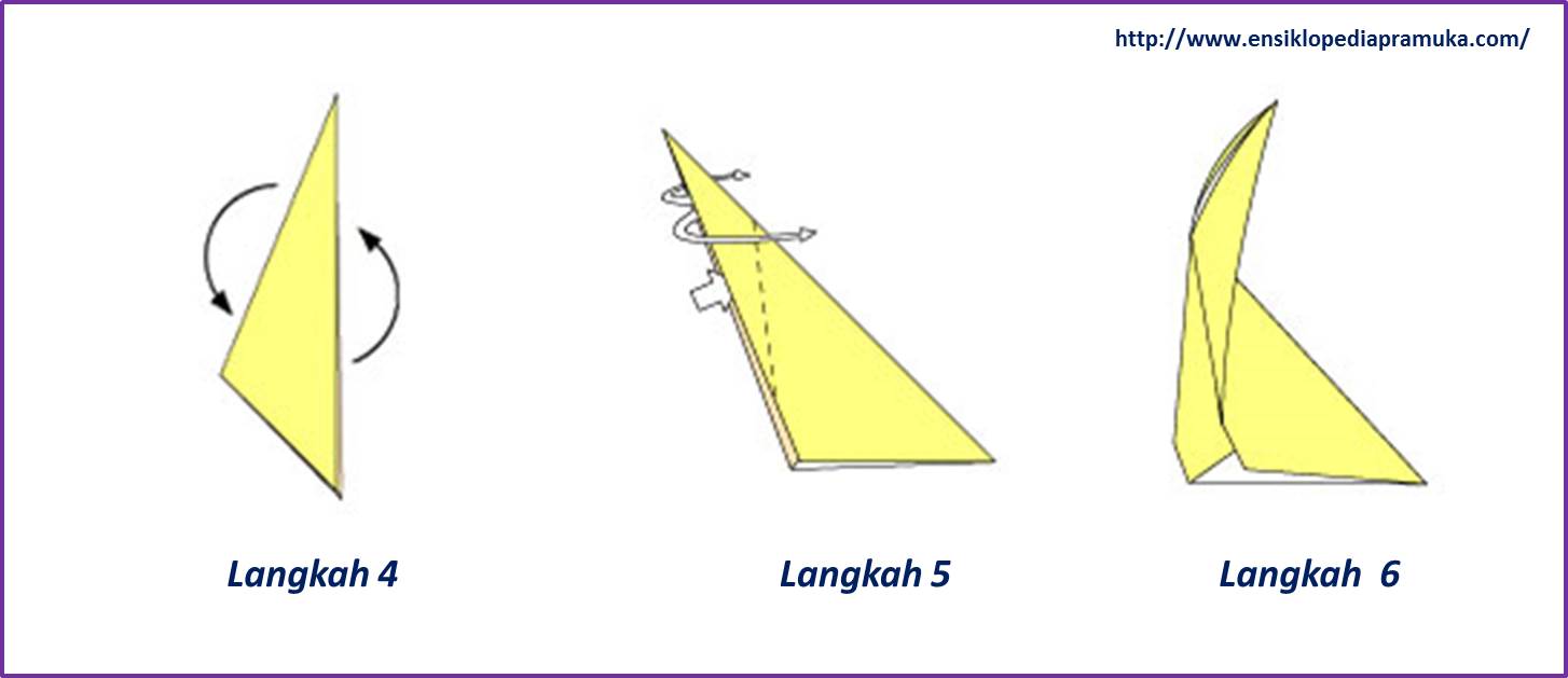 Ensiklopedia Pramuk Kerajinan  Tangan Pramuka Origami  