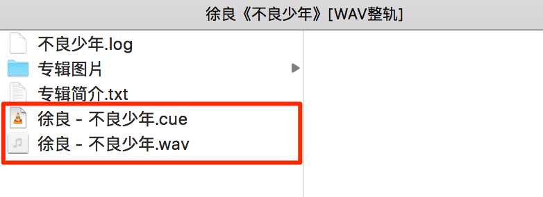 徐良 不良少年 WAV整轨