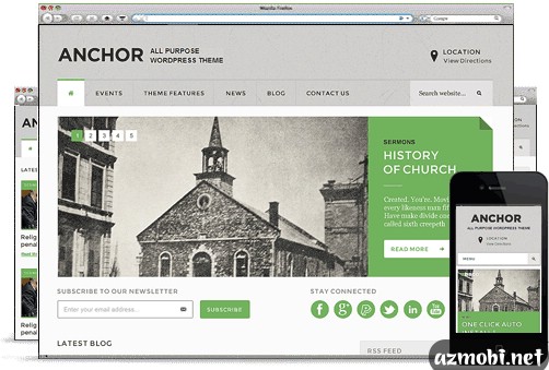 Templatic Anchor – ALL purpose responsive theme for WordPress
