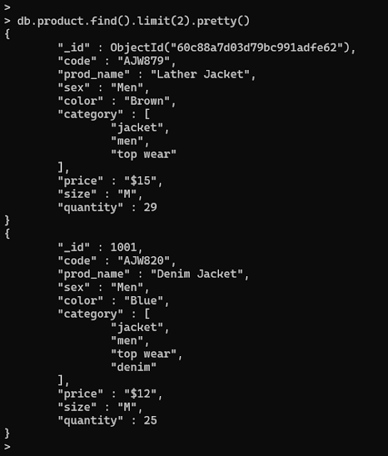 MongoDB find().limit()