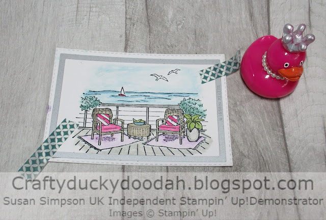 Craftyduckydoodah, Seaside View, Stampin' Up, Ink Stamp Share,