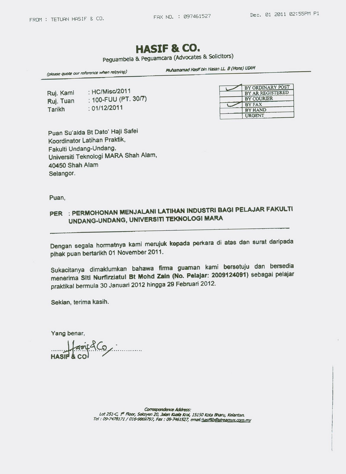 Contoh Surat Rasmi Cuti Bersalin - Surat Rasmimu