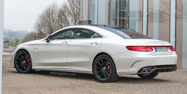 Mercedes CLS four-door coupé rendering