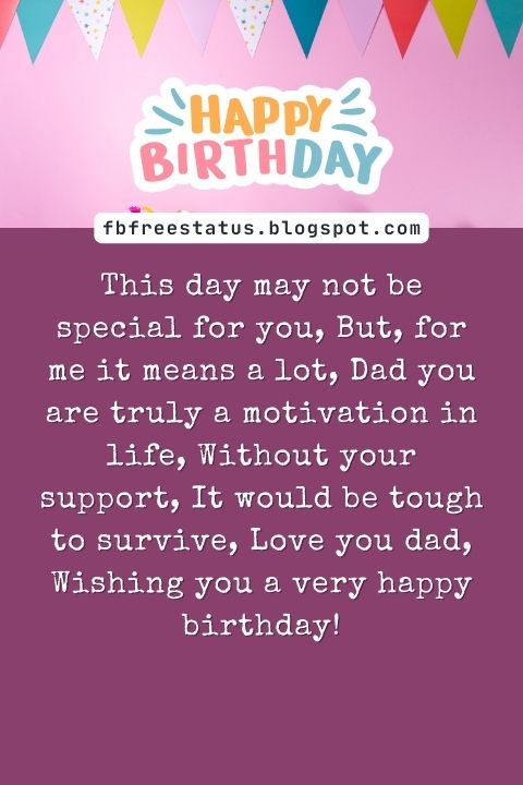 Birthday Wishes For Father