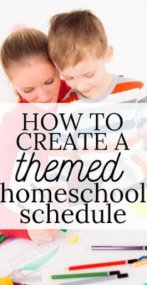 How to Create a Large Family Homeschool Schedule with Themed Hours