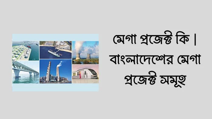 মেগা প্রজেক্ট কি | বাংলাদেশের মেগা প্রজেক্ট সমূহ