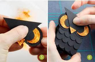 Cara Membuat Kerajinan Tangan Dari Kertas, Burung Hantu Kertas 3
