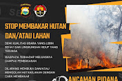 Kapolres Luwu Himbau Masyarakat Stop Membakar Hutan/Lahan