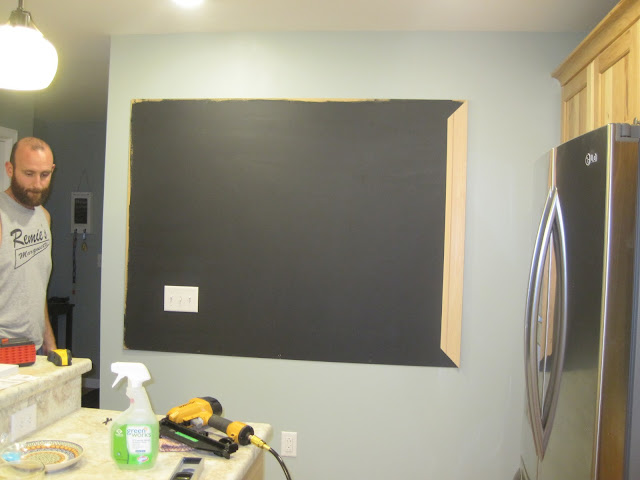 building on love: DIY chalkboard