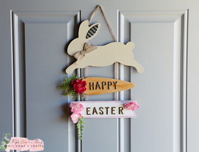 Easter sign hanging decoration