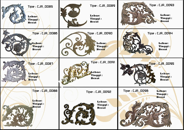 Besi tempa Klasik Pintu  gerbang  Pagar Balkon Railing 