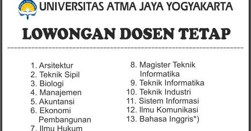 Lowongan Arsitektur Yogyakarta - Info Lowongan Kerja ID