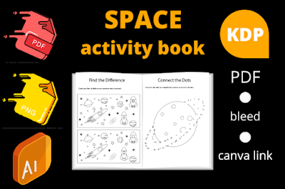 Space Games Activity Book - KDP Interior
