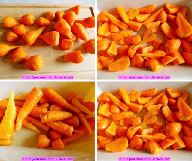 Recette originale carottes four (Vegan)