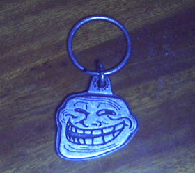 trollface, trollface keychain