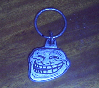 trollface, trollface keychain