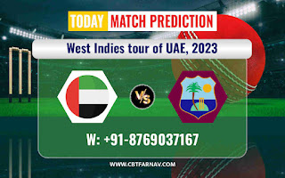 UAE vs WI One Day 2023 ODI Match Prediction 09-Jun | Today Match Preview
