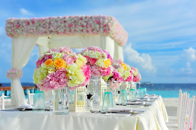 table de mariage deco theme marin
