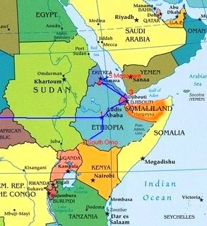 Horn of Africa Map Picture