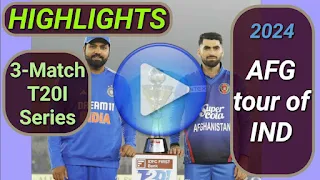 Afghanistan tour of India 3-Match ODI Series 2024